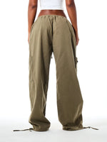 Cargo Broek Dames Wide Leg met Trekkoord