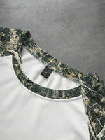 Shirt Heren Raglan met Printmouwen