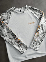 Shirt Heren Raglan met Printmouwen