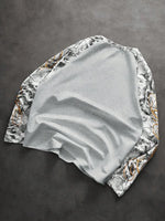 Shirt Heren Raglan met Printmouwen