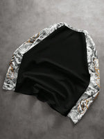 Shirt Heren Raglan met Printmouwen