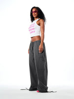 Cargo Broek Dames Wide Leg met Trekkoord