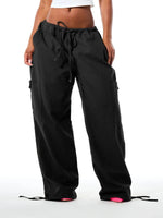 Cargo Broek Dames Wide Leg met Trekkoord