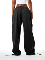 Cargo Broek Dames Wide Leg met Trekkoord