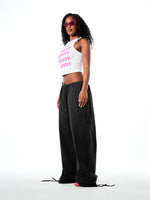 Cargo Broek Dames Wide Leg met Trekkoord