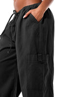 Cargo Broek Dames Wide Leg met Trekkoord
