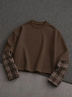 Shirt Heren met Patchwork Mouwen