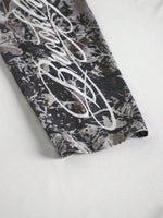 Shirt Heren Raglan met Printmouwen