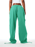 Cargo Broek Dames Wide Leg met Trekkoord