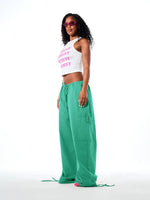 Cargo Broek Dames Wide Leg met Trekkoord