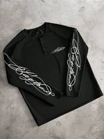 Shirt Heren Raglan met Printmouwen