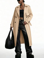 Lange Trenchcoat Dames met Riem