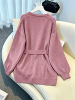 Gebreid Vest Dames met Riem