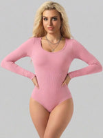 Bodysuit met Lange Mouwen en Ronde Hals