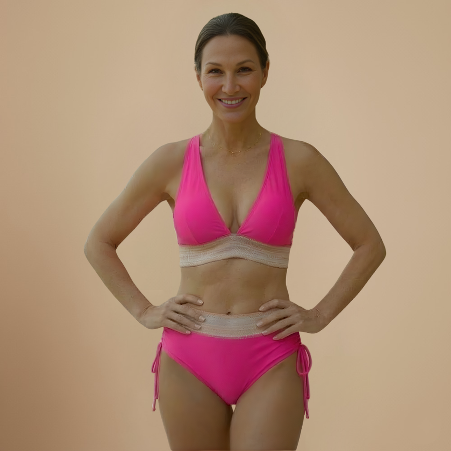 Bikiniset met hoge taille en halternek Dames