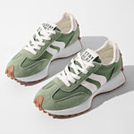 Retro sneakers met suedelook Dames