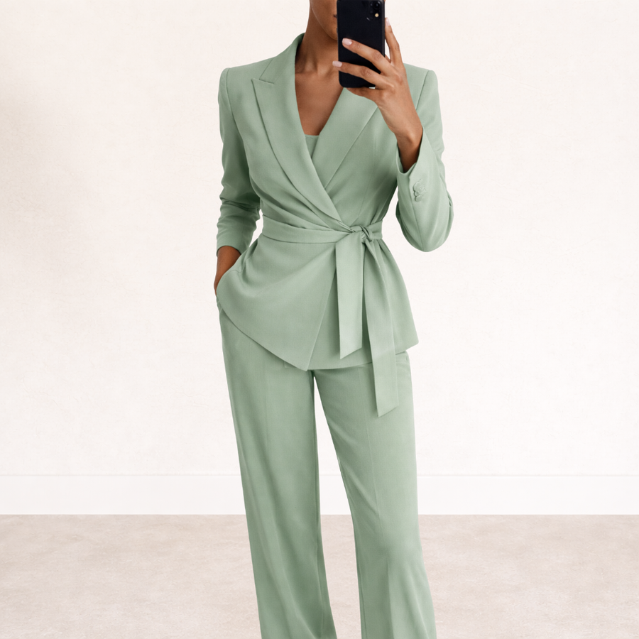 Tweedelige Blazer Set met Pantalon Dames