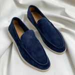 Loafers met suedelook Heren