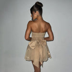 Sprankelende mini feestjurk Dames