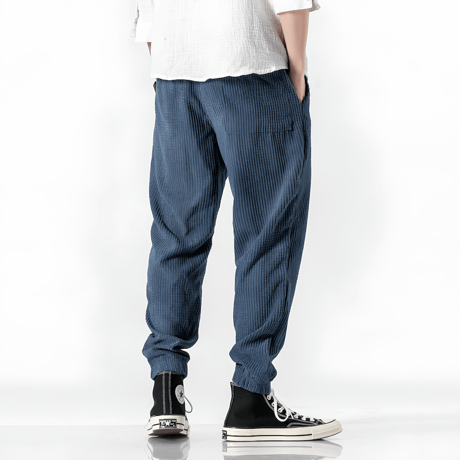 Corduroy broek met trekkoord Heren