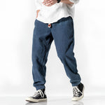 Corduroy broek met trekkoord Heren
