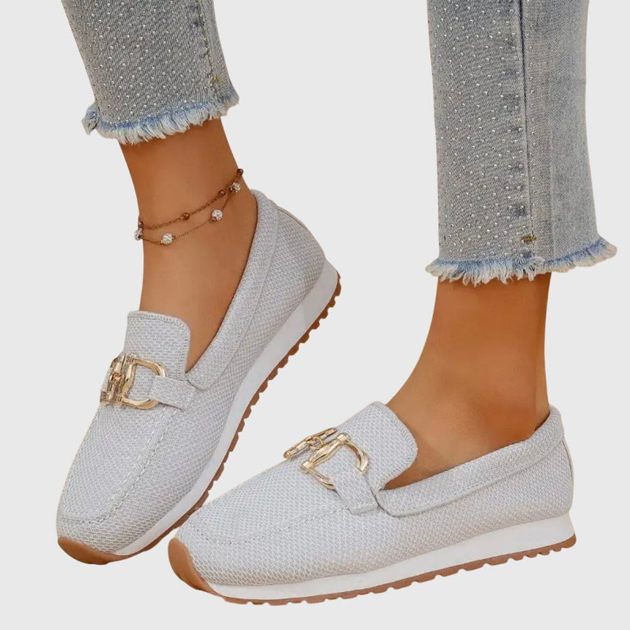 Mocassins met gesp Dames