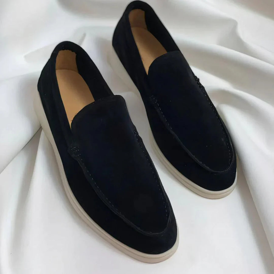Loafers met suedelook Heren