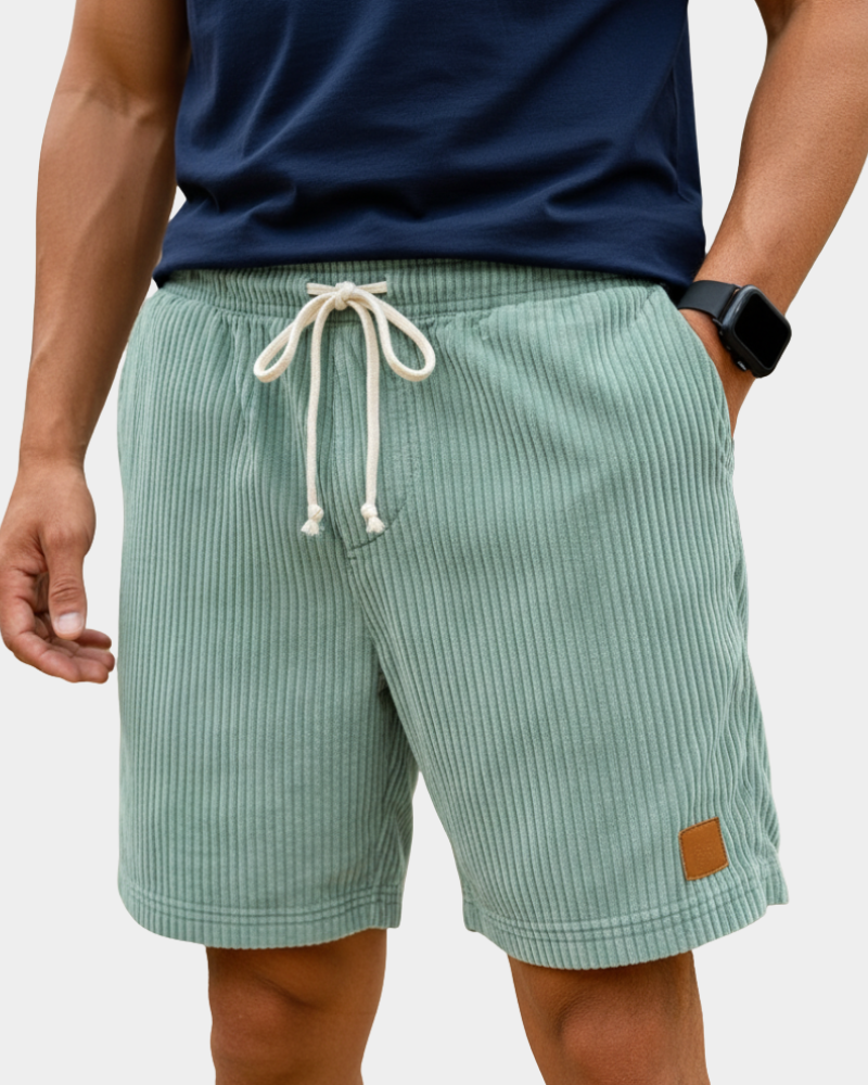 Korte broek met elastische taille Heren