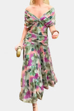 Maxi jurk met bloemenprint Dames