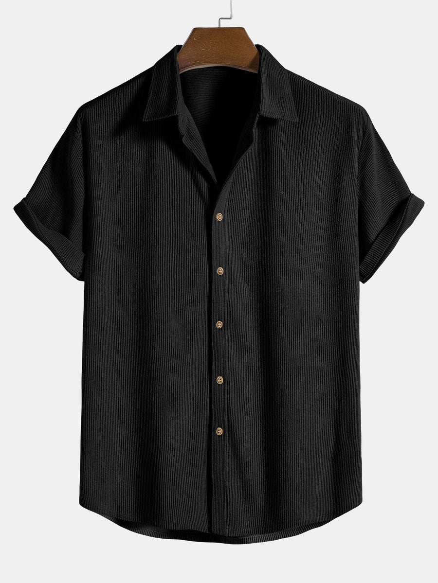 Zomer set met overhemd en korte broek Heren
