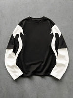 Shirt Heren met Patchwork Mouwen