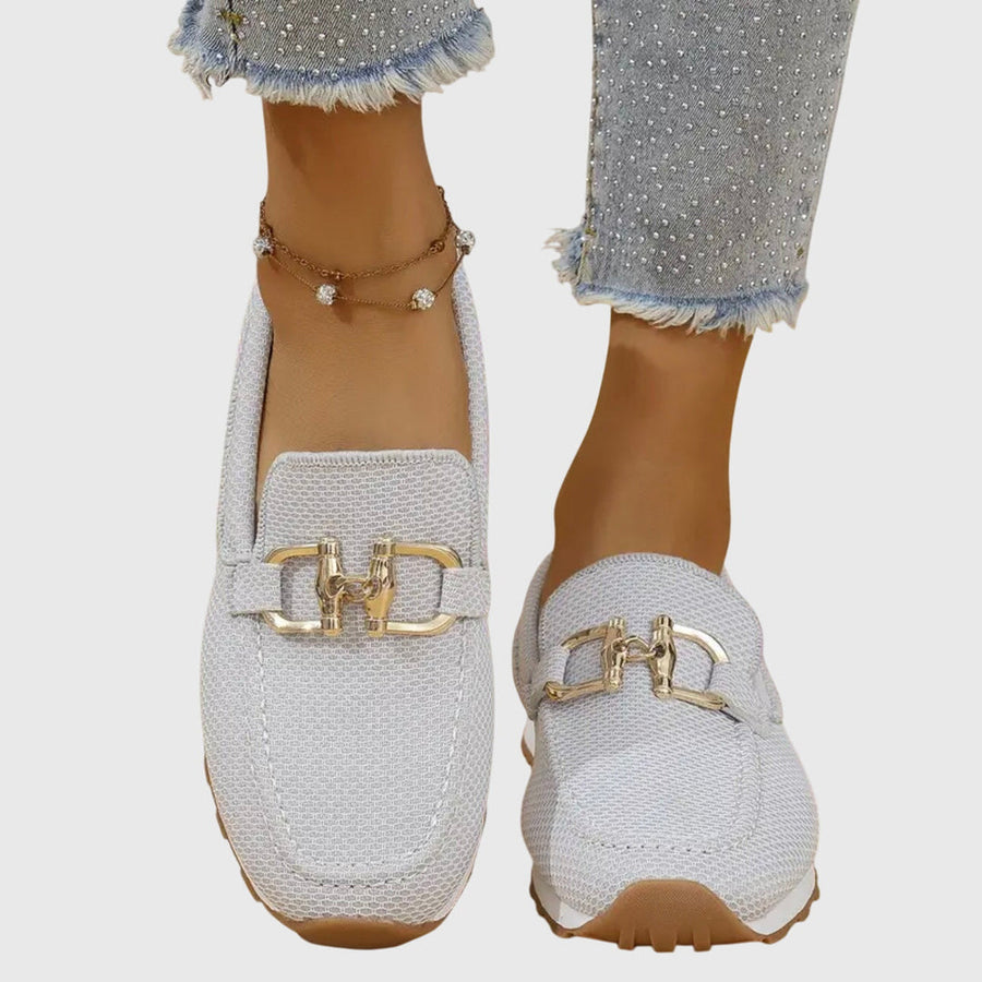 Mocassins met gesp Dames