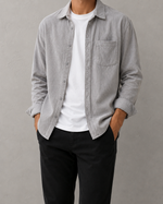Corduroy Overshirt Heren met Borstzak