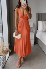 Satijnen midi jurk elegant Dames