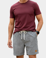Korte broek met elastische taille Heren