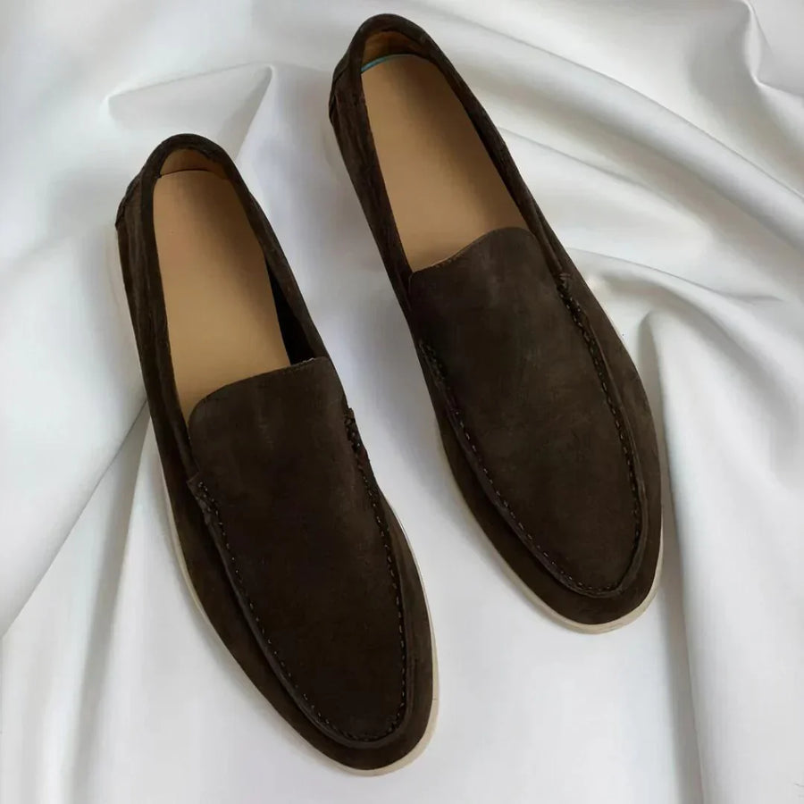 Loafers met suedelook Heren