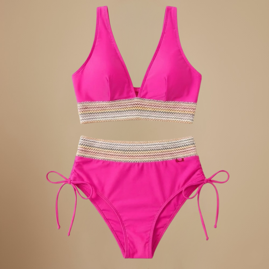 Bikiniset met hoge taille en halternek Dames