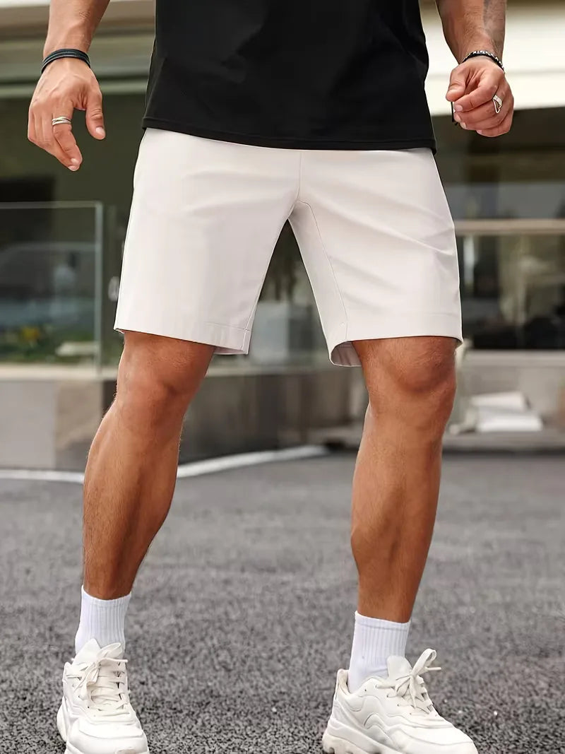 Korte broek met knoopsluiting Heren