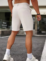 Korte broek met knoopsluiting Heren