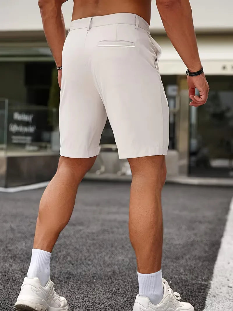 Korte broek met knoopsluiting Heren