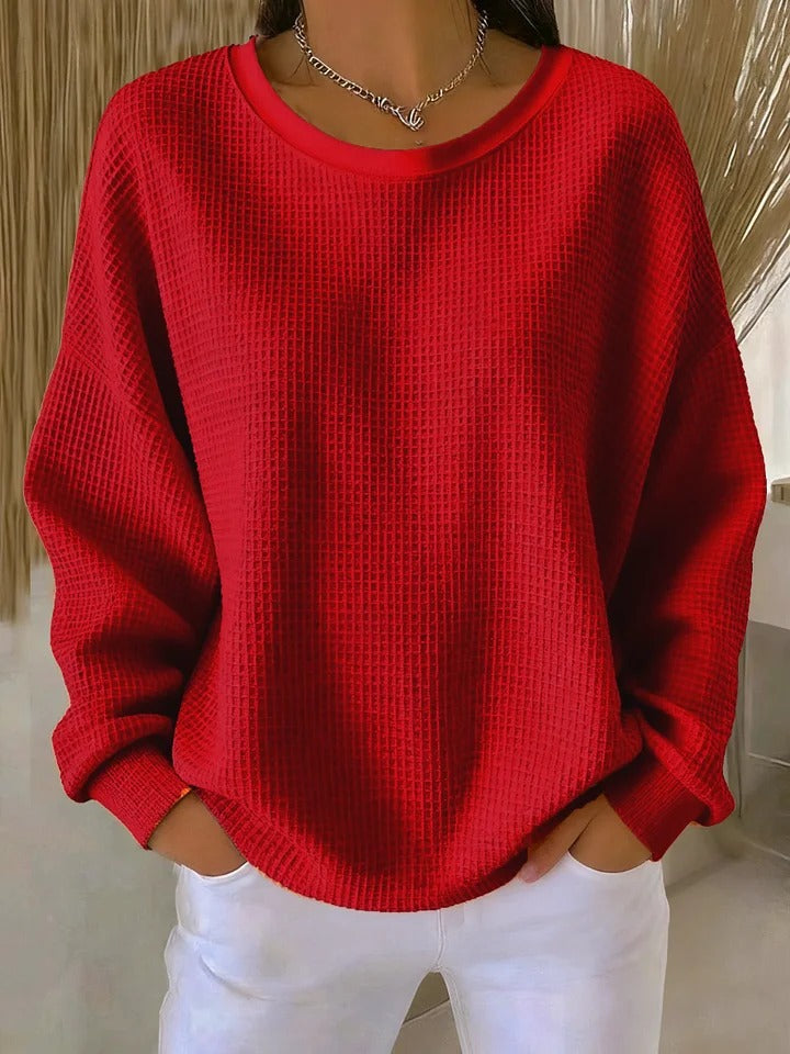 Sweater Dames met Wafelstructuur