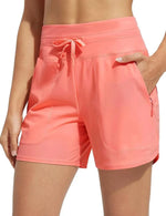 Zwemshort Hoge Taille Sneldrogend dames