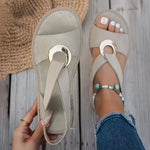 Zomer sandalen met gekruiste banden Dames