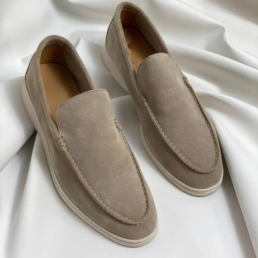 Loafers met suedelook Heren