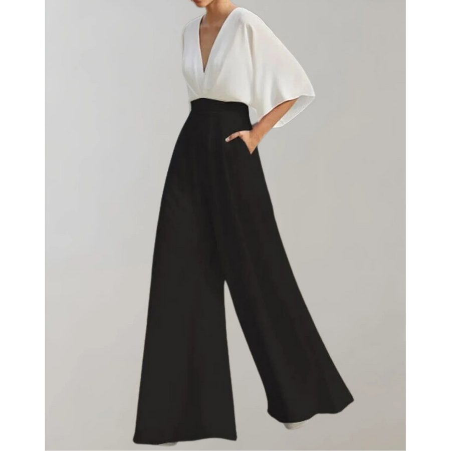 Jumpsuit met wijde pijpen Dames