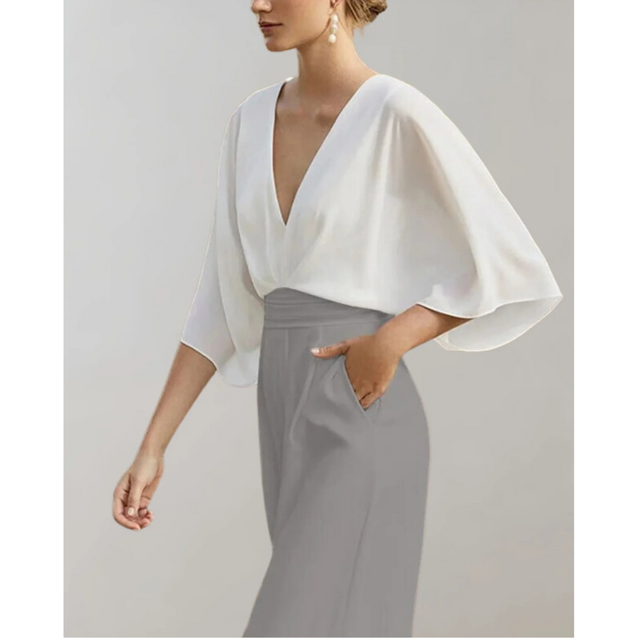 Jumpsuit met wijde pijpen Dames