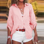 Linnen zomer blouse dames