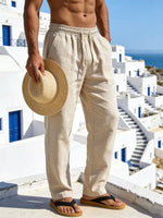 Chino broek met elastische taille Heren