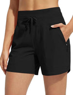 Zwemshort Hoge Taille Sneldrogend dames