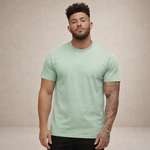 Slim fit T-shirt met ronde hals Heren